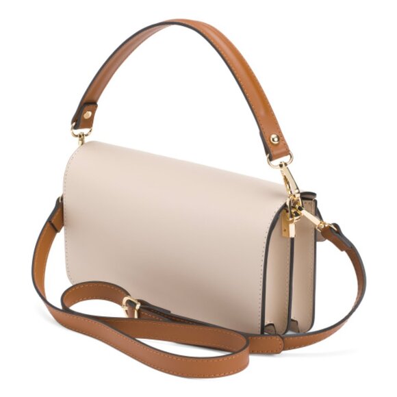 ISADORA Made In Italy Leather East West Struct Crossbody - Picture 4 of 4